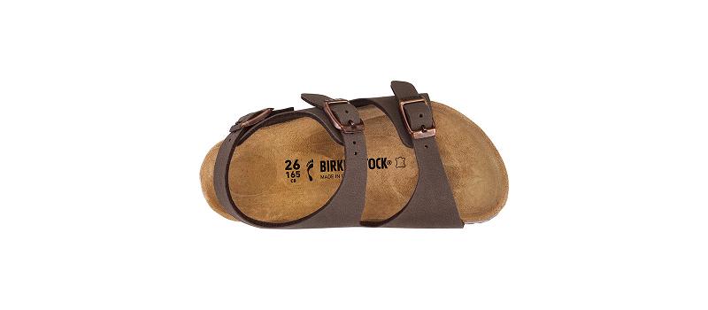 Birkenstock Roma Birkibuc Narrow Sandaler Børn Kaffe | DK 115WNB